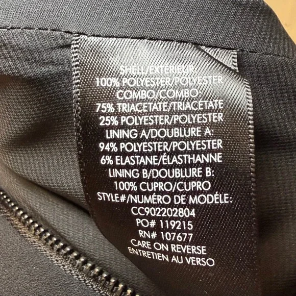 Alice + Olivia Black Neon Yellow Piping V-Neck Sleeveless Jumpsuit Size 4 - Picture 12 of 13